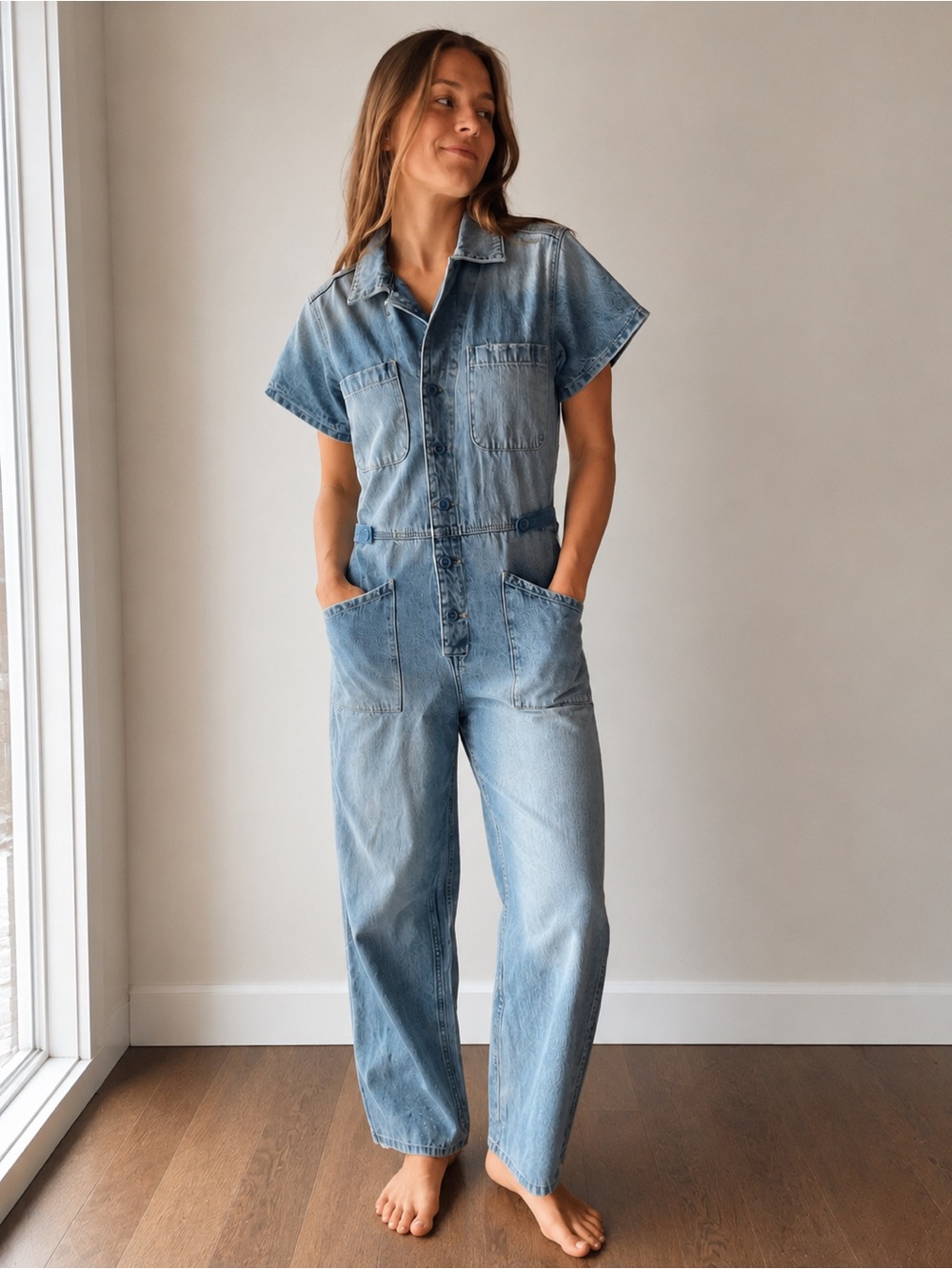 NWOT Saints & Hearts Jean Jumpsuit